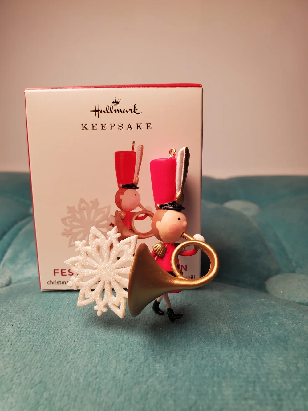 Hallmark Keepsake Festive French Horn Ornament 2020 Limited Edition LPR3441